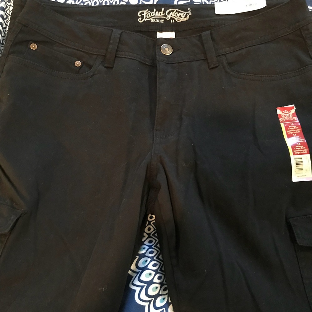 Faded Glory skinny cargo pants